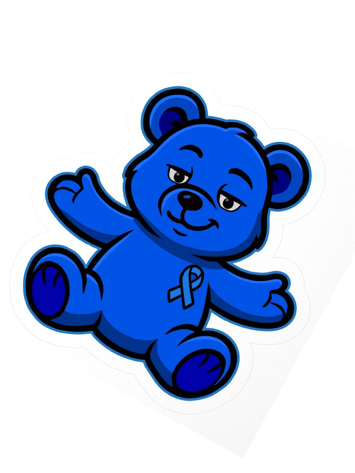 Blue Bear of Sharing Stickers product image (2)