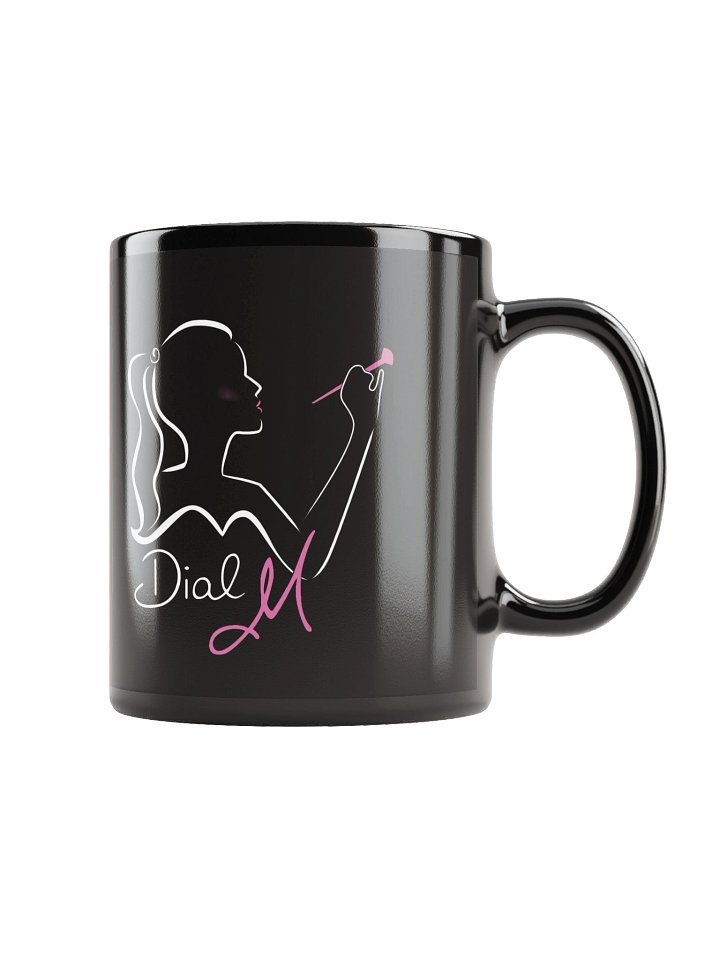 Black Glossy Dial M Style Coffee Mug product image (1)