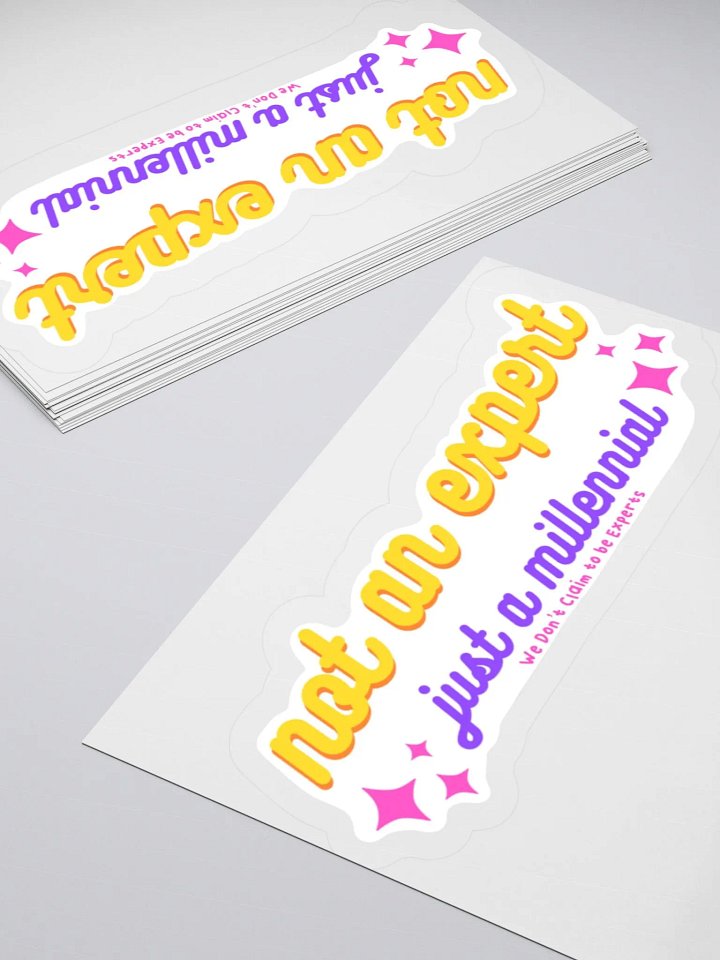 Millennial Vibes Kiss Cut Sticker product image (2)