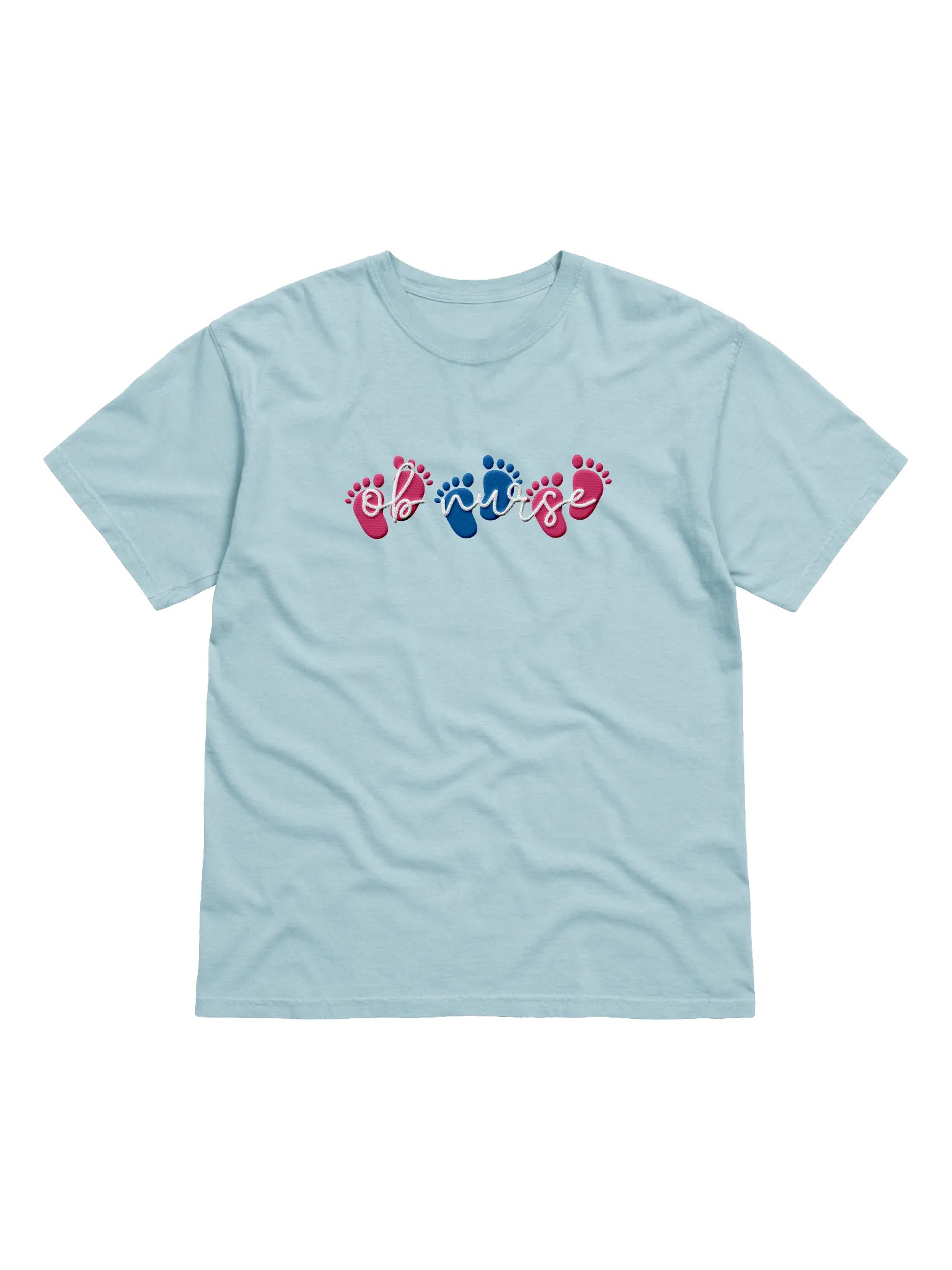 Embroidered OB Nurse T-shirt product image (1)