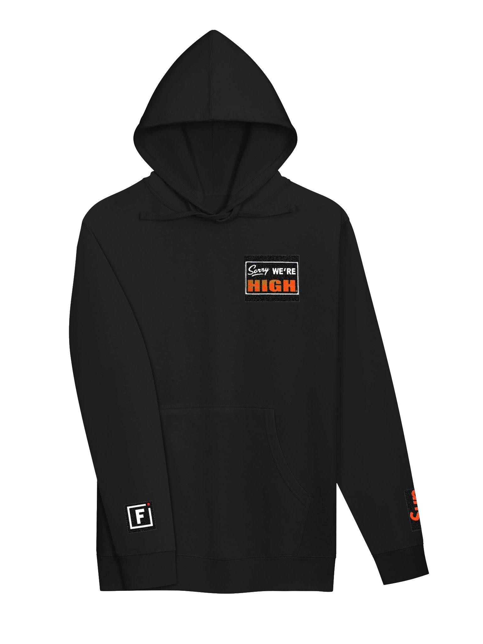 Slick Slim fit black FRESH drop hoodie! product image (3)