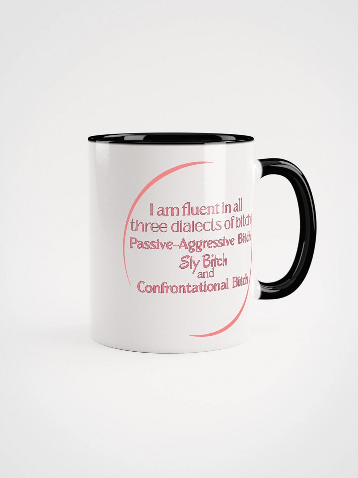 Three dialects.One mug. Infinite side-eye. product image (2)