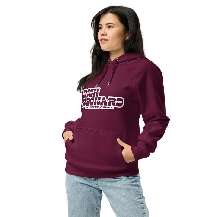 Dick Reckard vs. Retro Games MonoWhite Logo Unisex Hoodie V2 product image (2)