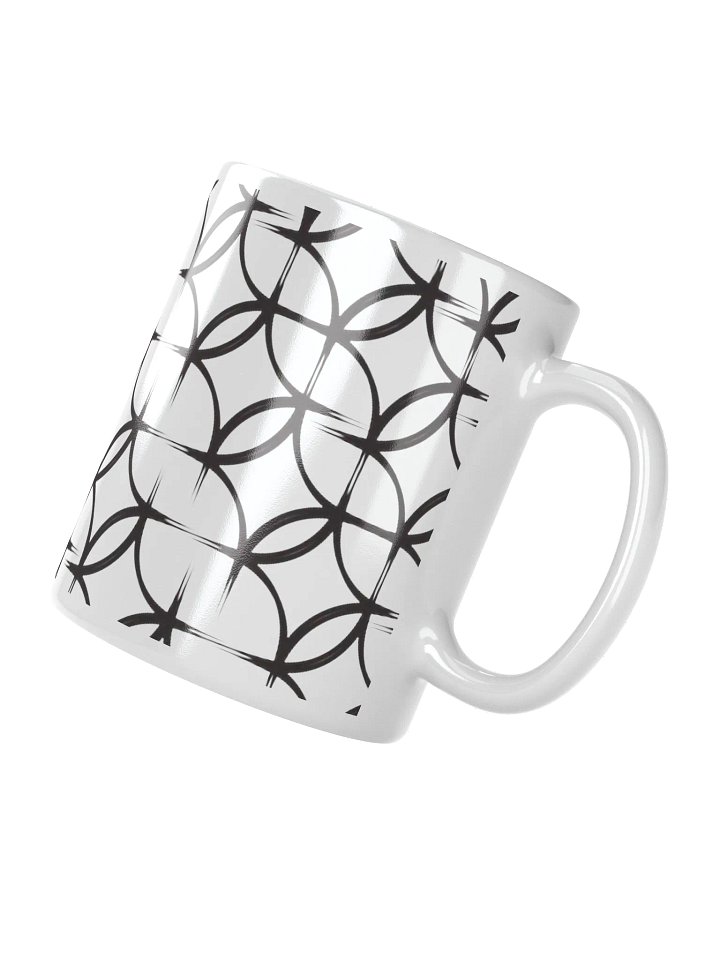 Symmetric Circles White Mug product image (2)