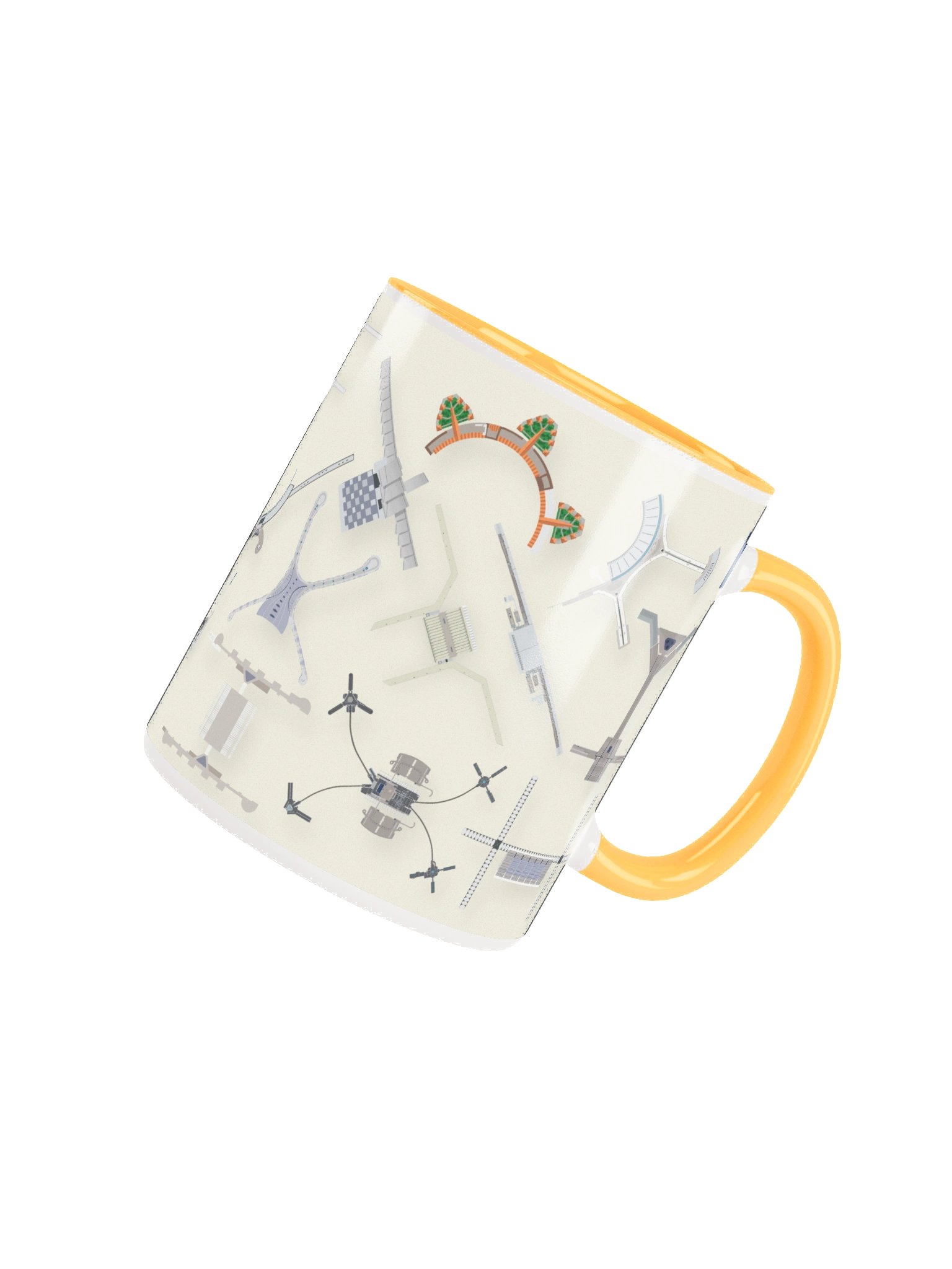 Airport Terminals - Mug Beige/Orange product image (4)