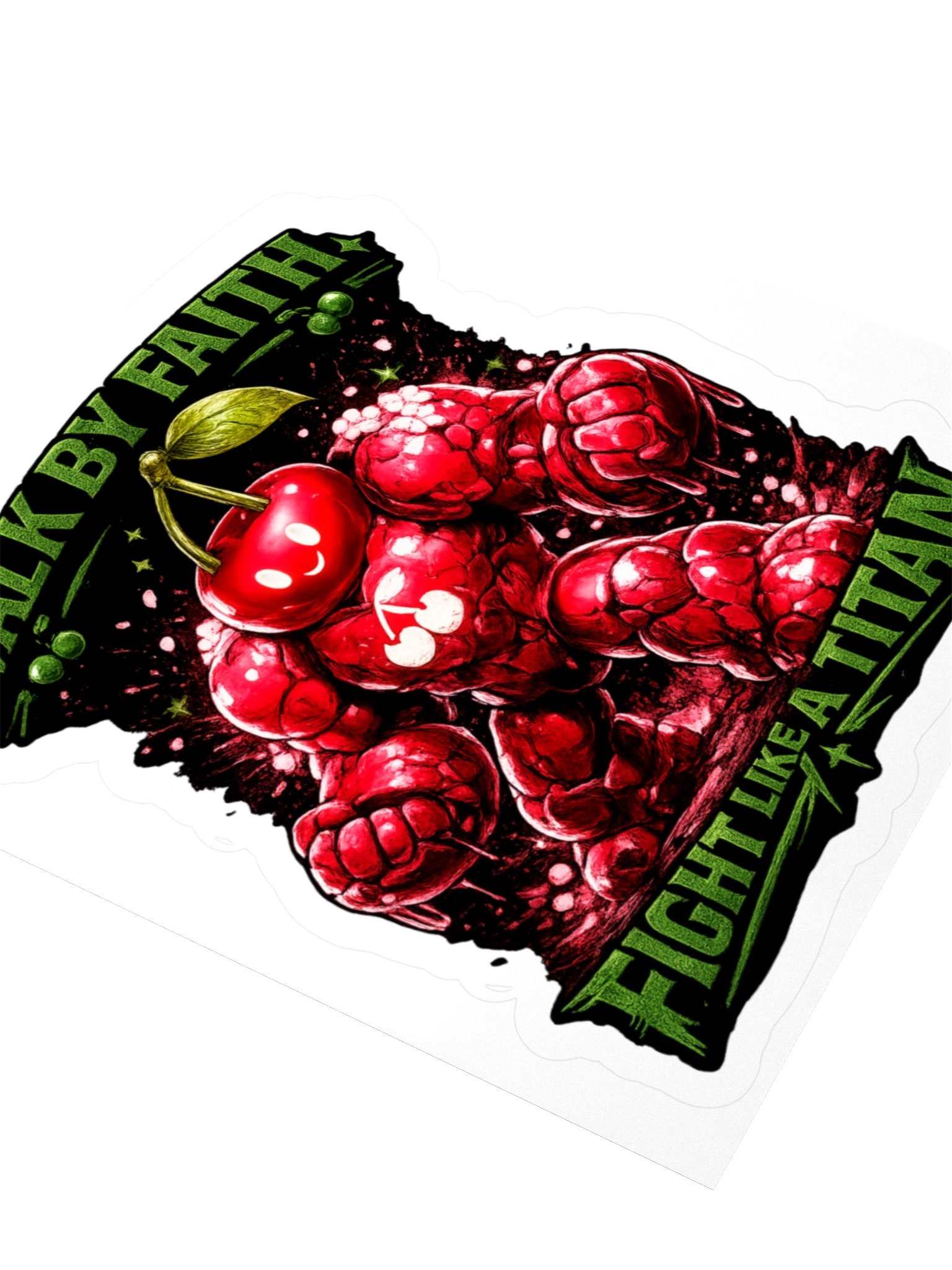 Walk by Faith Titan Cherry Sticker product image (3)