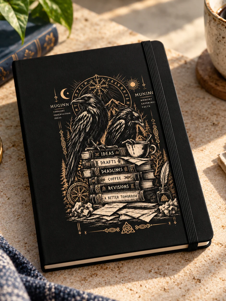 The Writer’s Allfather Journal: Huginn, Muninn, and Daily Deadlines product image (2)