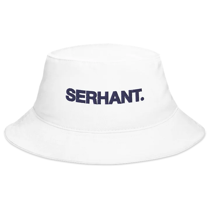 SERHANT. White Bucket Hat product image (1)