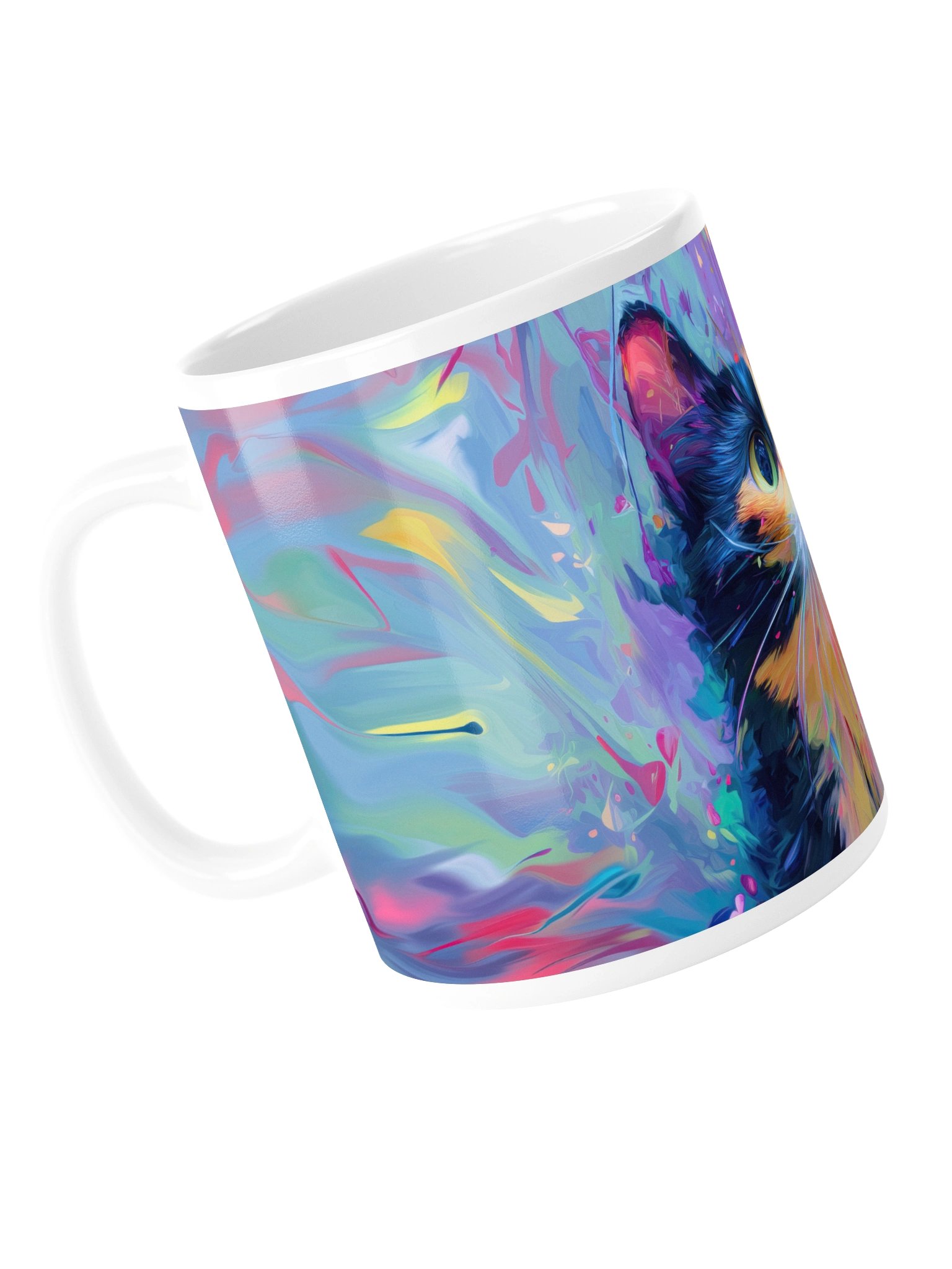 Painterly Calico Mug product image (6)