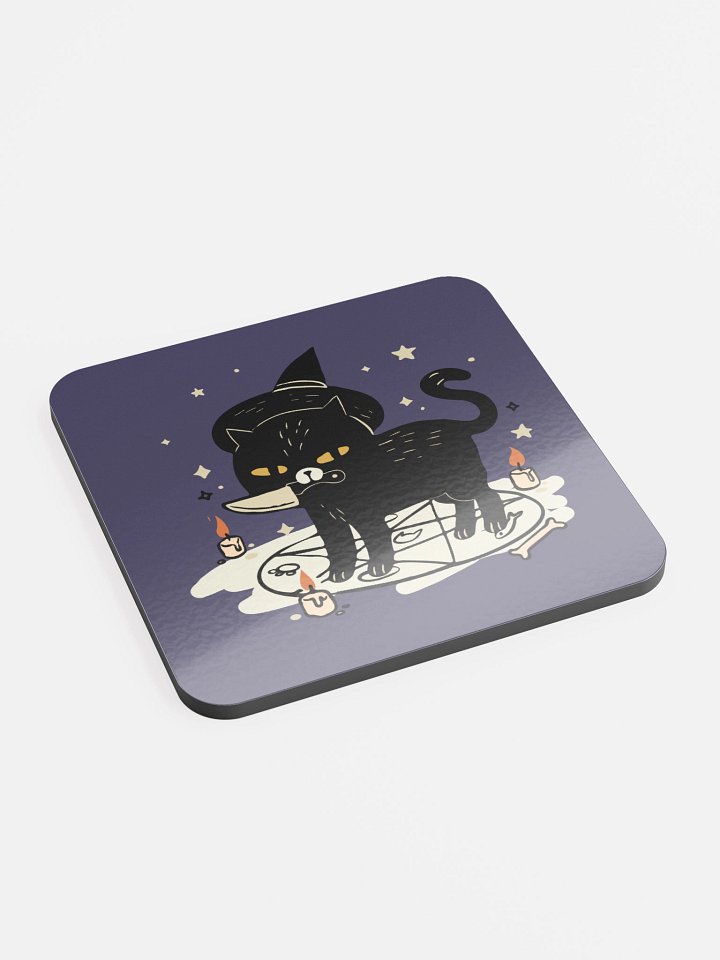 Spilt Milk Glossed Cork Coaster product image (2)