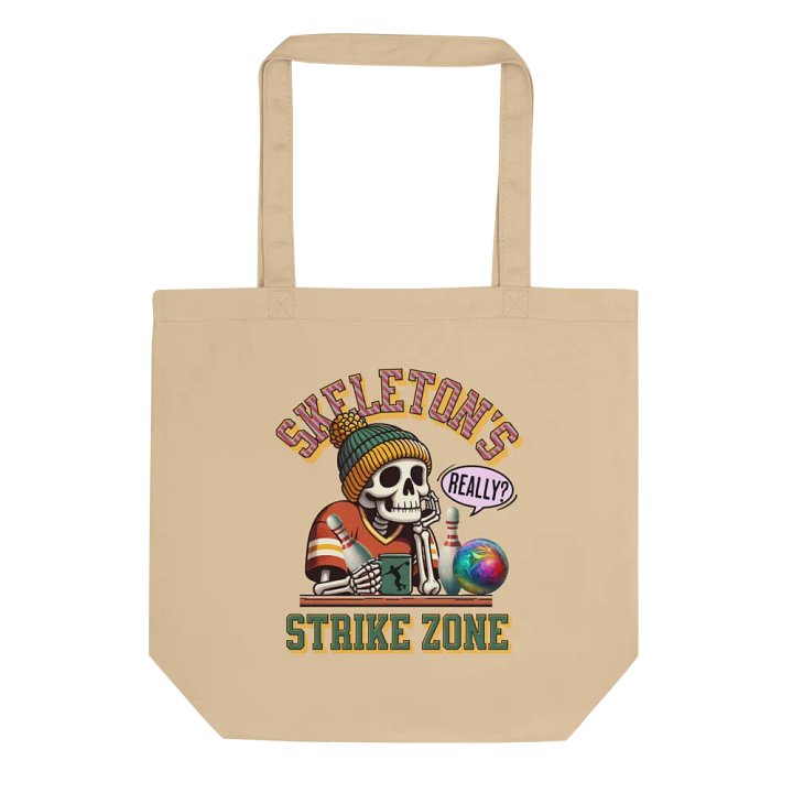 Skeletons Strike Zone Bowling Really Eco Tote Bag product image (1)