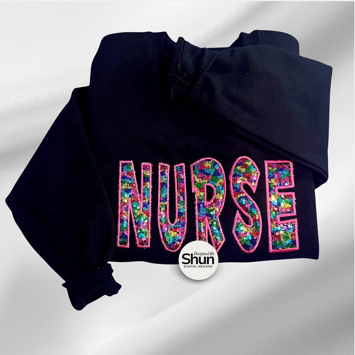 Nurse Applique Embroidery Design product image (2)