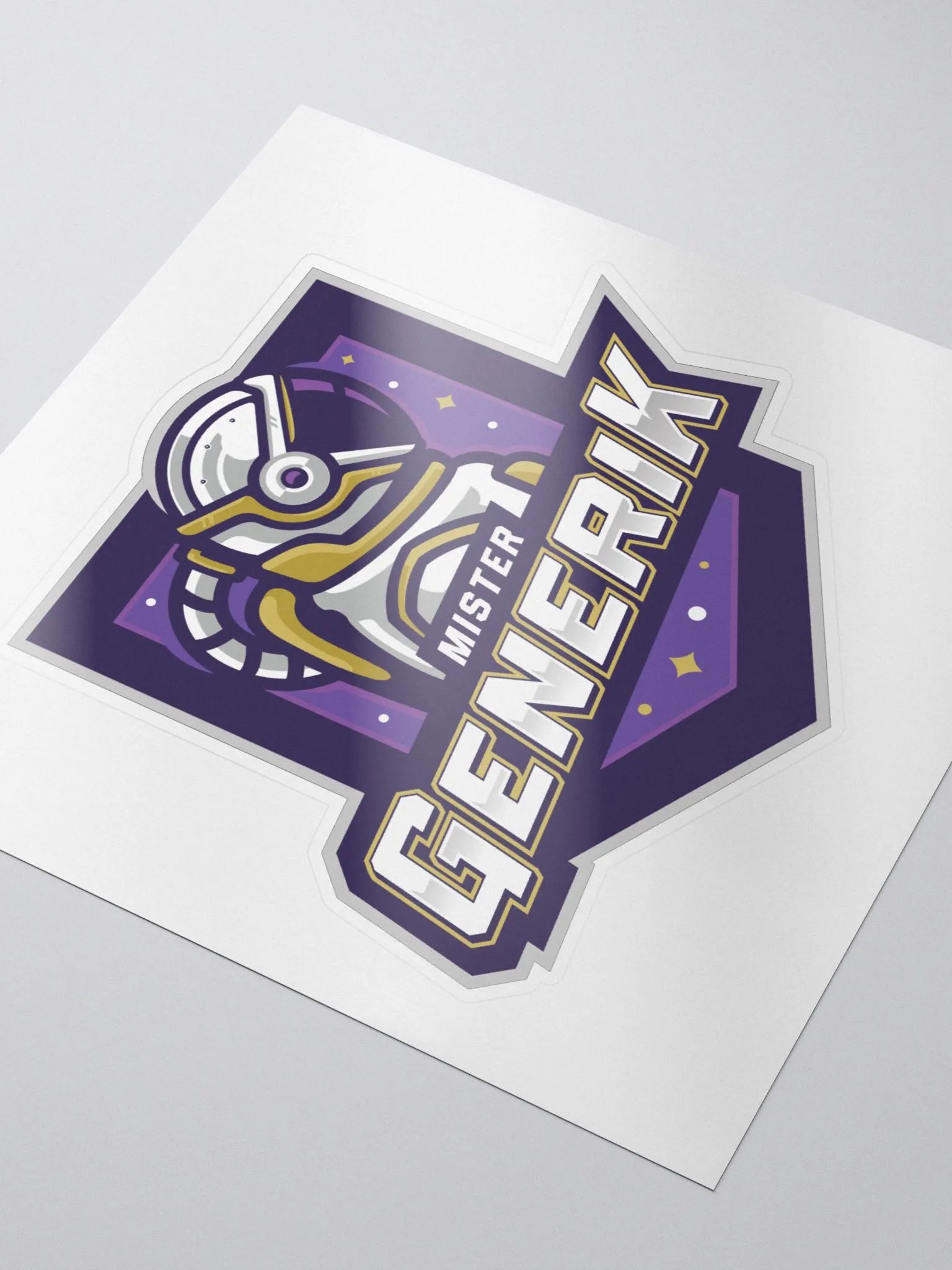Mister Generik Shield Sticker product image (3)