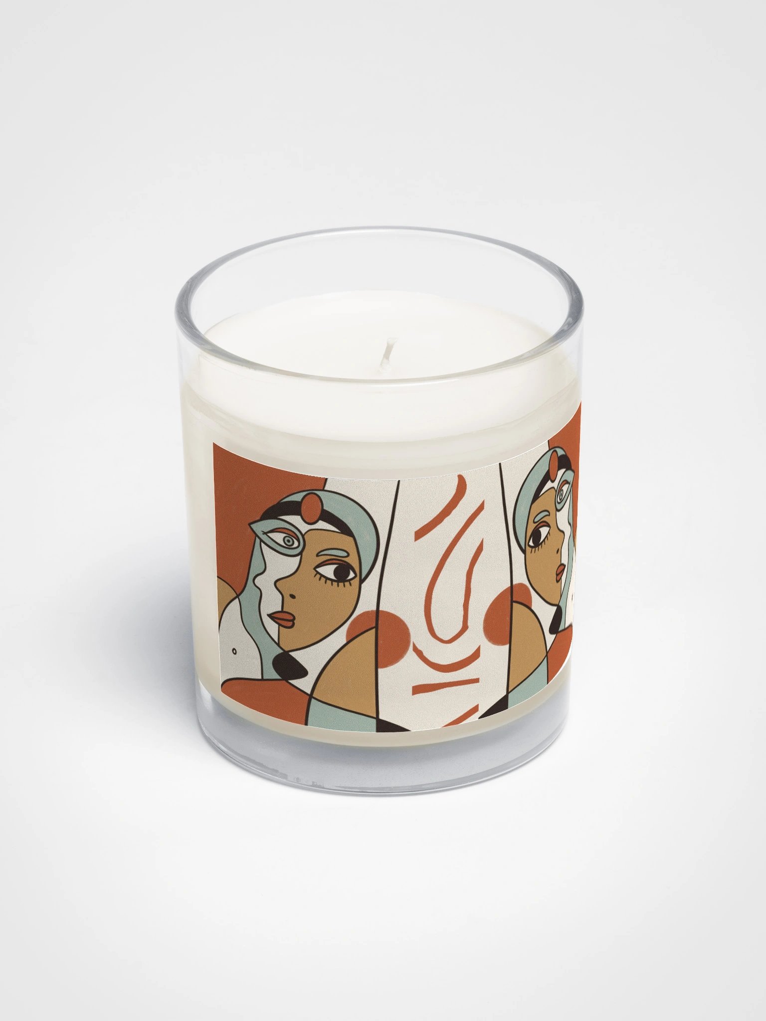 Symmetrical Faces Soy Wax Candle product image (2)