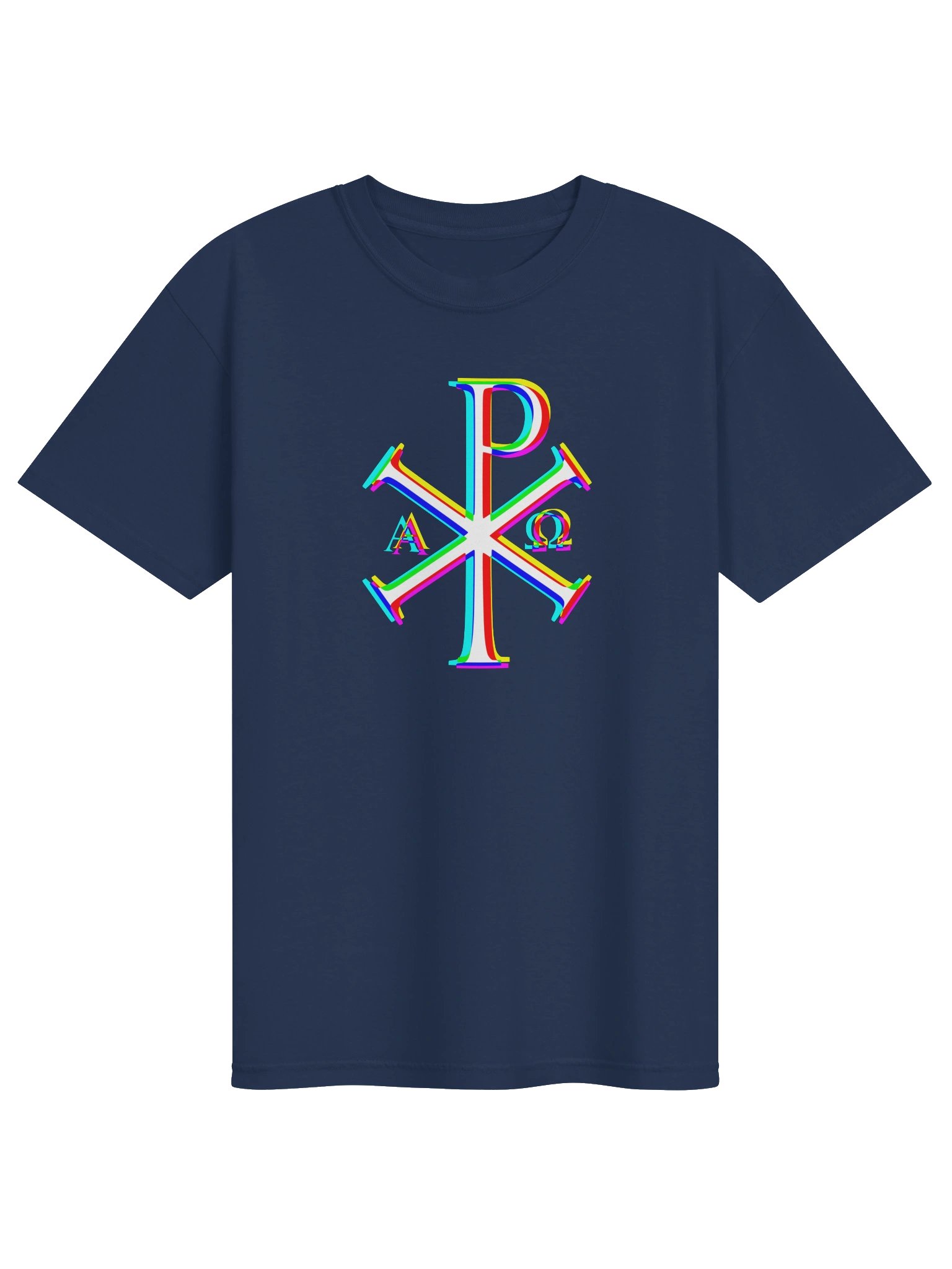 Chi Rho Colors T-Shirt (Light on Dark) product image (3)