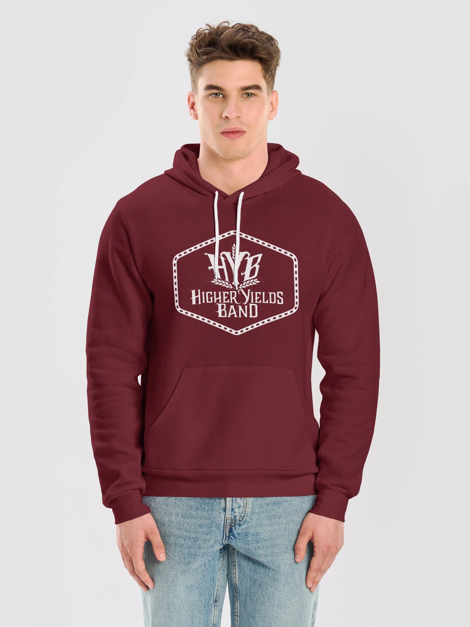 The Higher Yields Band — Premium Logo Hoodie product image (5)