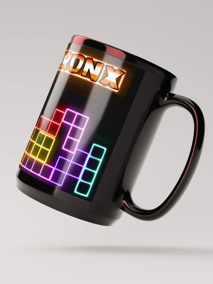 Bronx Neon Retro 15oz Black Glossy Mug product image (2)