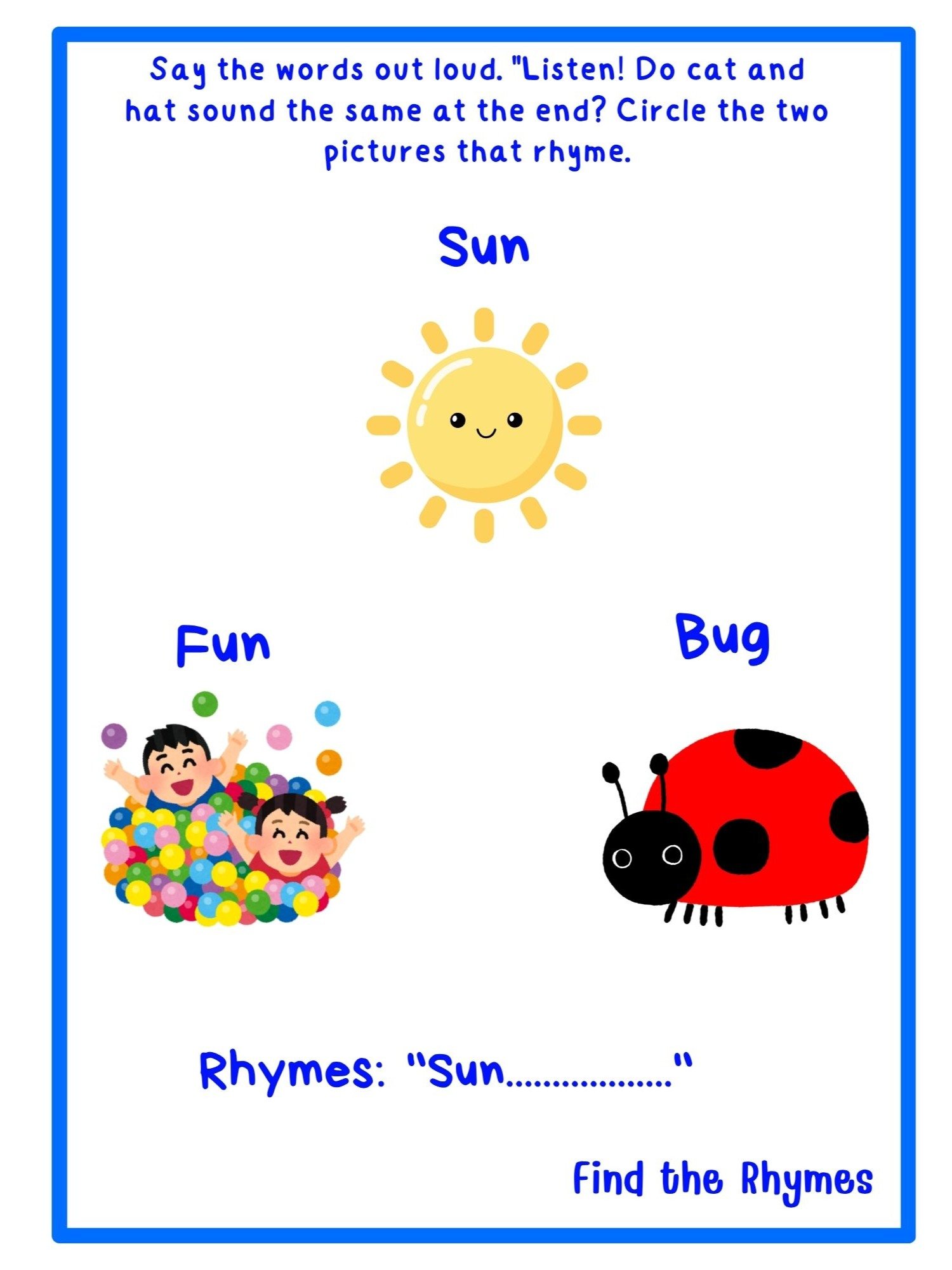 Phonological Awareness Worksheets product image (3)
