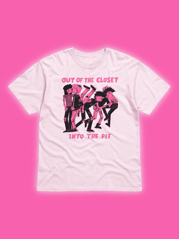 Out of the Closet, Into the Pit White T-Shirt product image (1)
