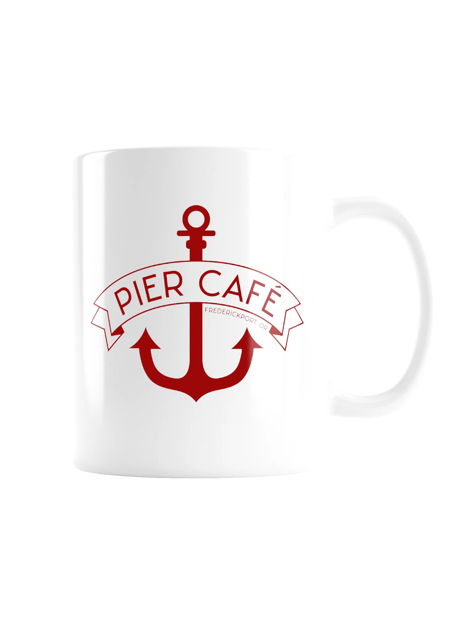 Pier Cafe Red Coffee Mug product image (3)