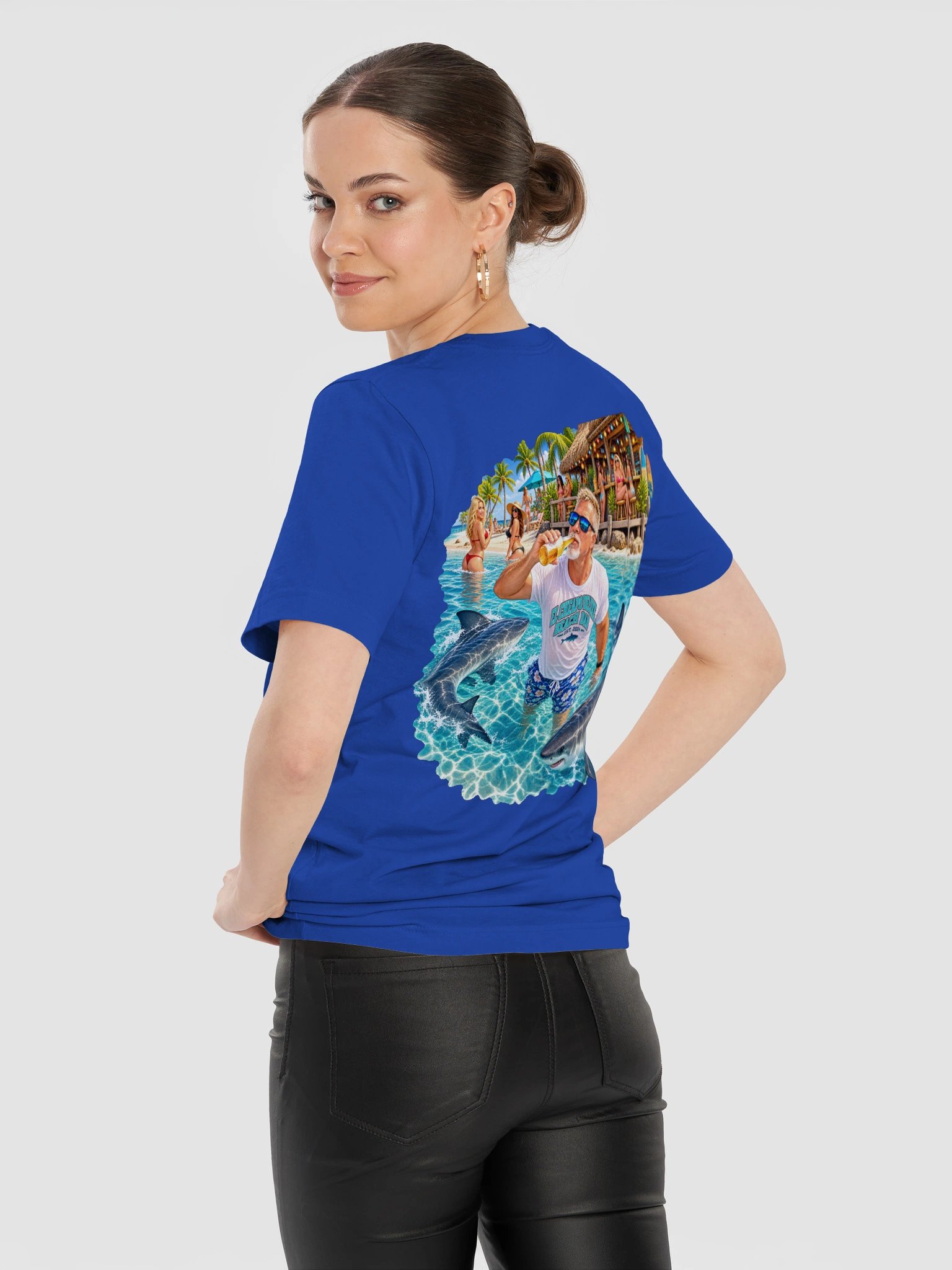 El Cheapo Deluxe Beach Bar – Sharkside Beach Bar Bash T-Shirt product image (40)