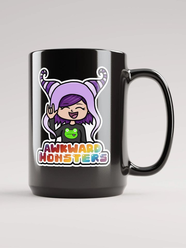 AwkwardMonsters Logo Black Mug product image (2)