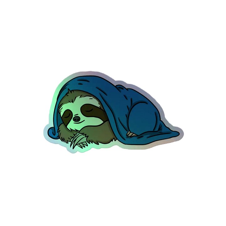 Holographic Sticker Sheet - Sleep product image (2)