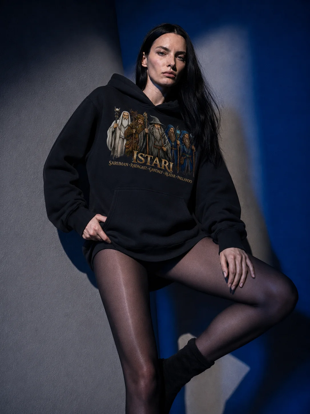 The Incarnate Emissaries: Five Veils of the Invisible Will - Premium French Terry Hoodie (Unisex) product image (1)