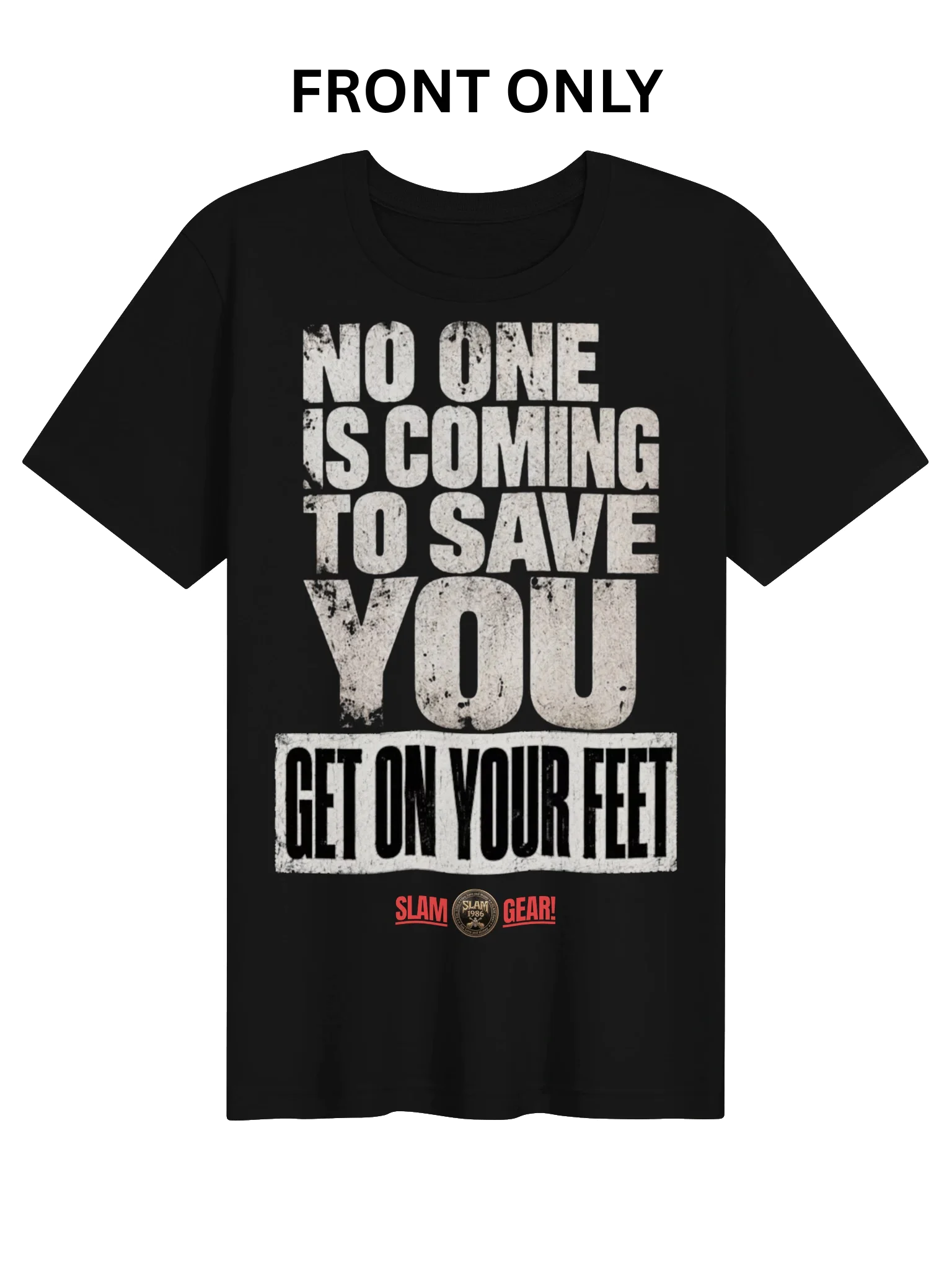 No One Is Coming to Save You Shirt from the SLAM "Burn It Down" Album Collection product image (1)