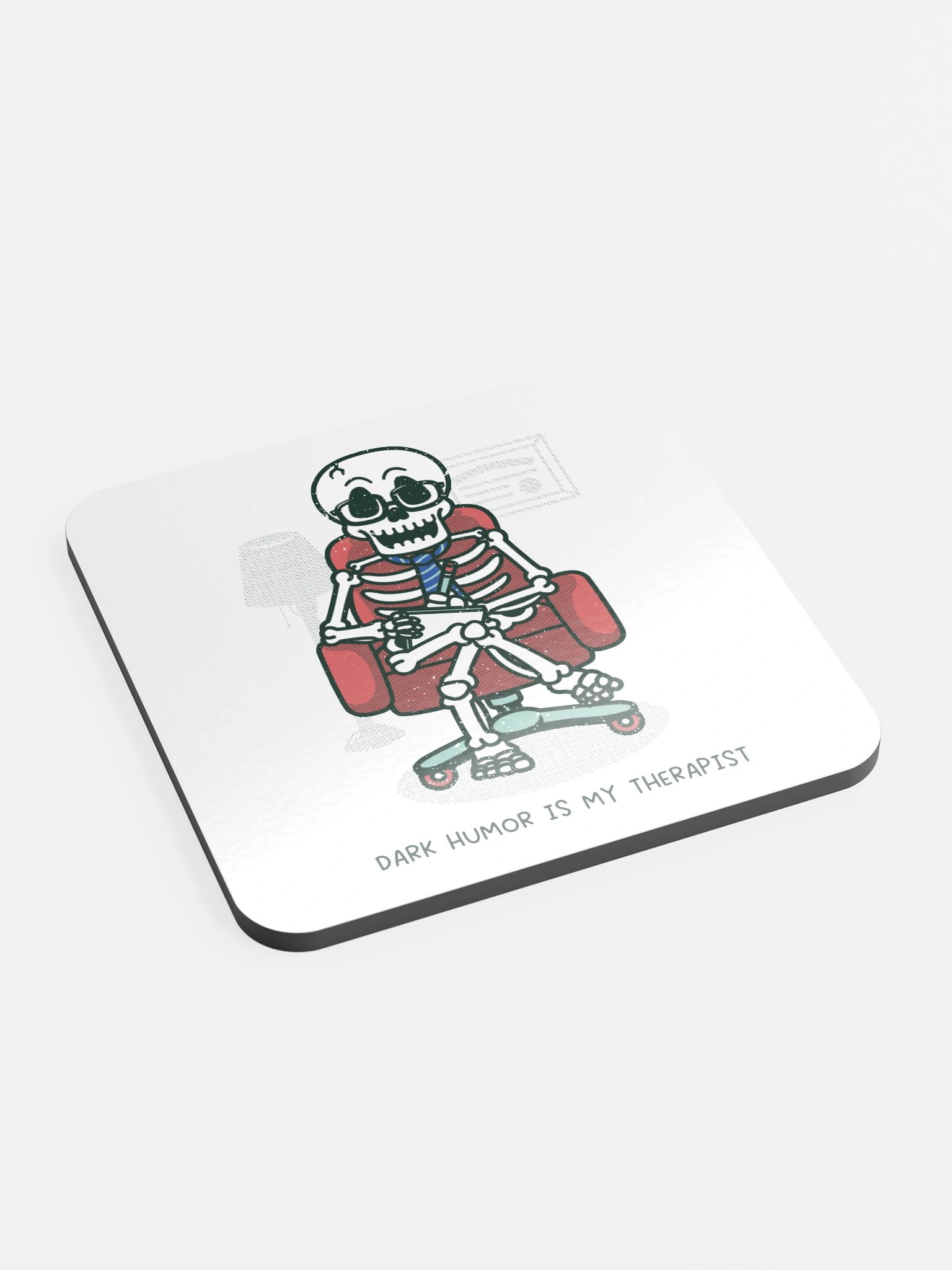 Dark Humor Is My Therapy Coaster product image (2)