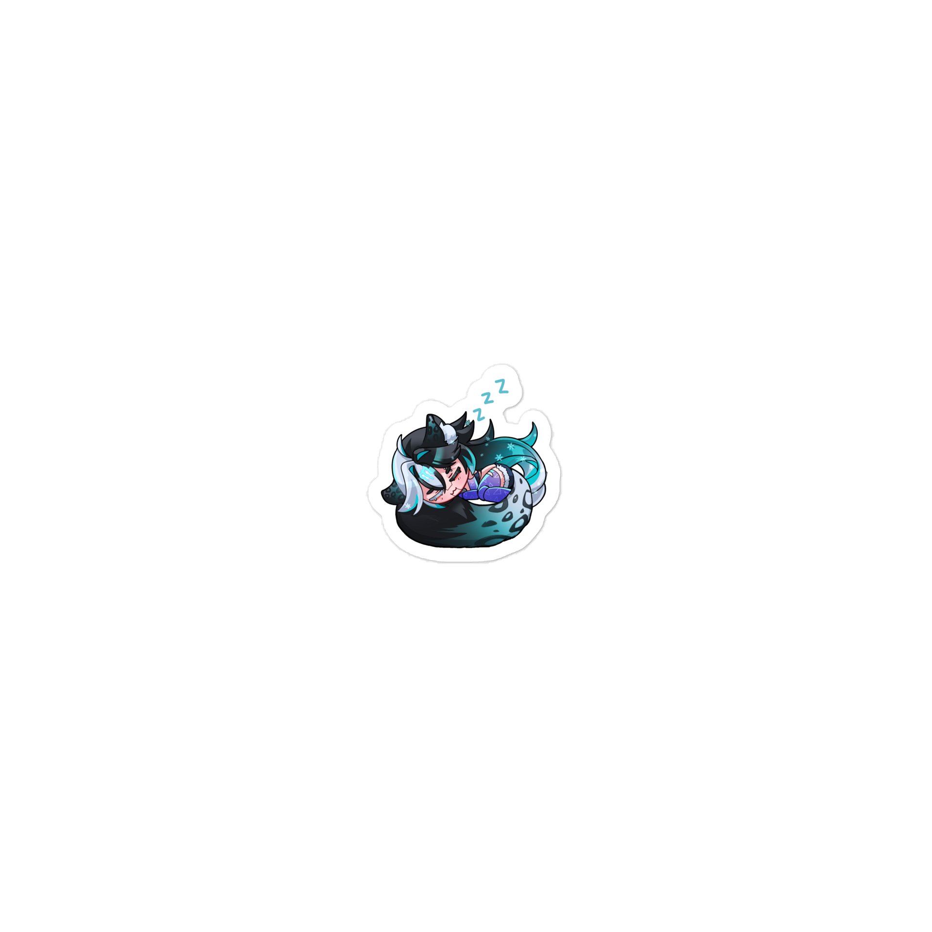 Chibi Mimi Sleeping Sticker product image (1)