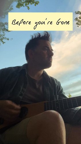 Recorded this new little vid on vacation… excited to release the studio version of Before you’re Gone on our next album 🪕@bar...