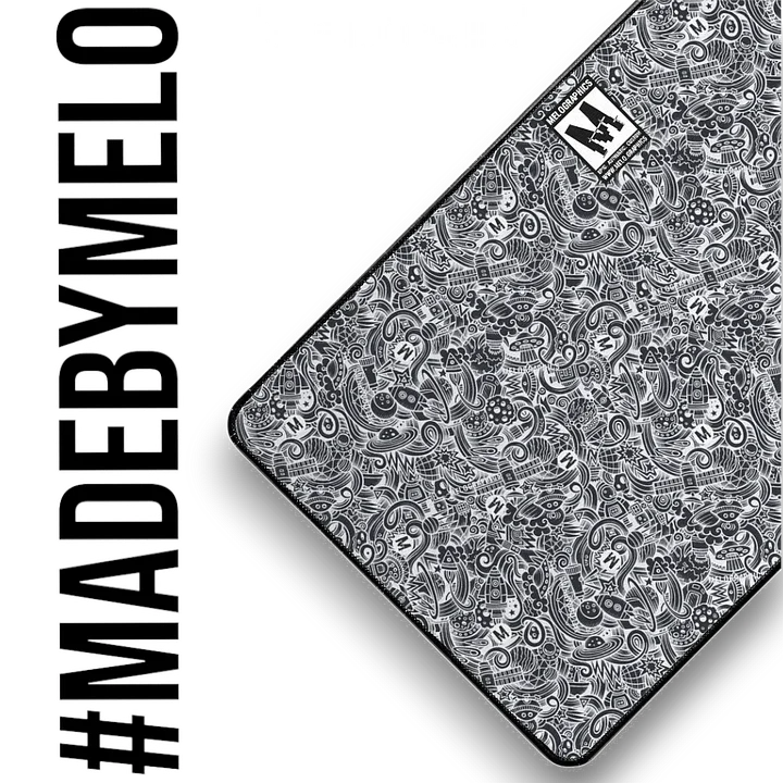 Dark Space Scribble - Gaming Mouse Pad | #MadeByMELO product image (2)