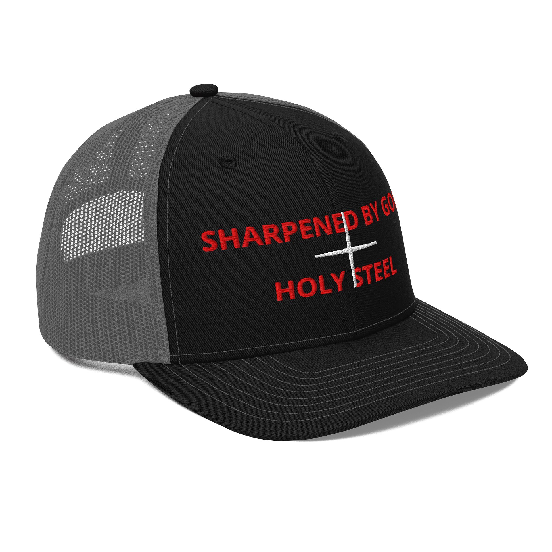 Divine Steel Cross Trucker Hat product image (4)