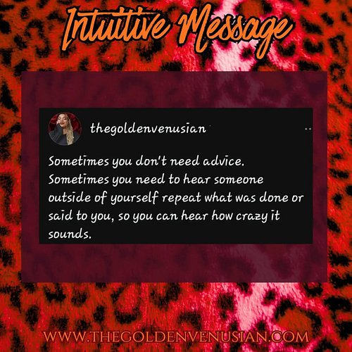 + Sometimes you don't need a reading either🤷🏽‍♀️ but if you do, you know where to find my services. Link in bio.

#intuitiveg...