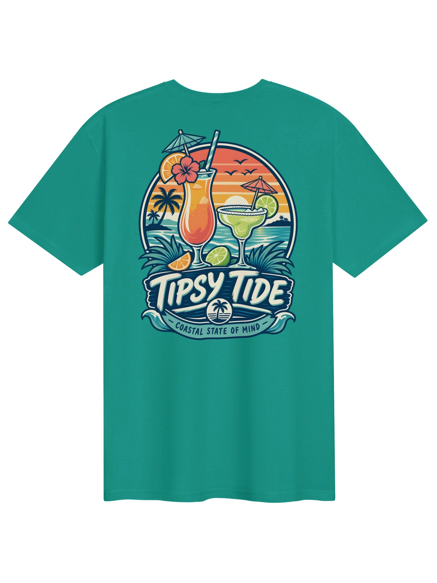 Tipsy Tide Coastal Cocktails Tee product image (1)