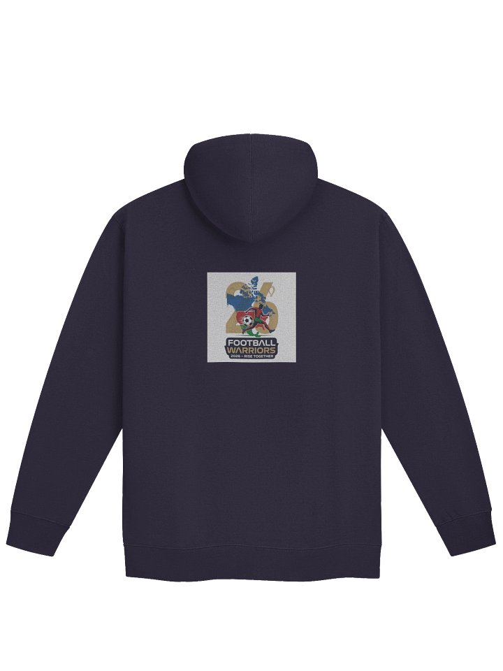 Fleece Zip Up Hoodie Football Warrior 2026 product image (10)