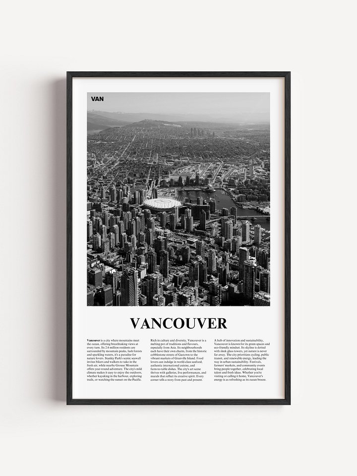 Vancouver 05 Newspaper Poster product image (1)