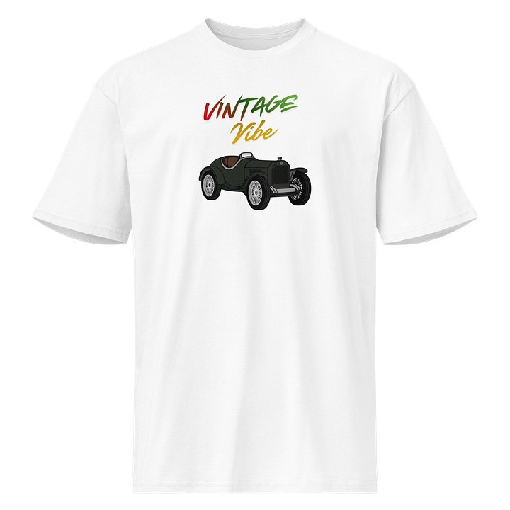 Vintage Vibe White Tee product image (1)