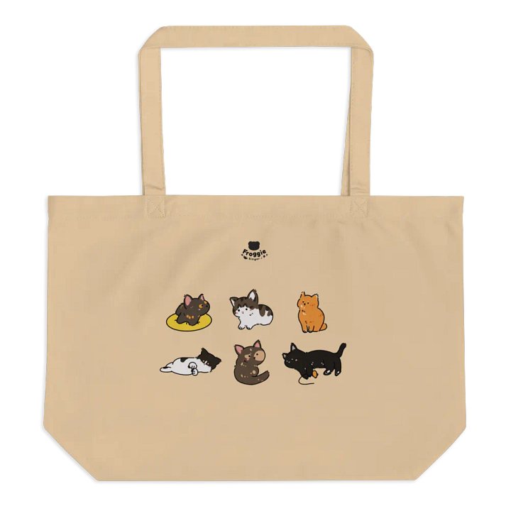 Cat Cafe Cats Doodle Tote Bag product image (1)