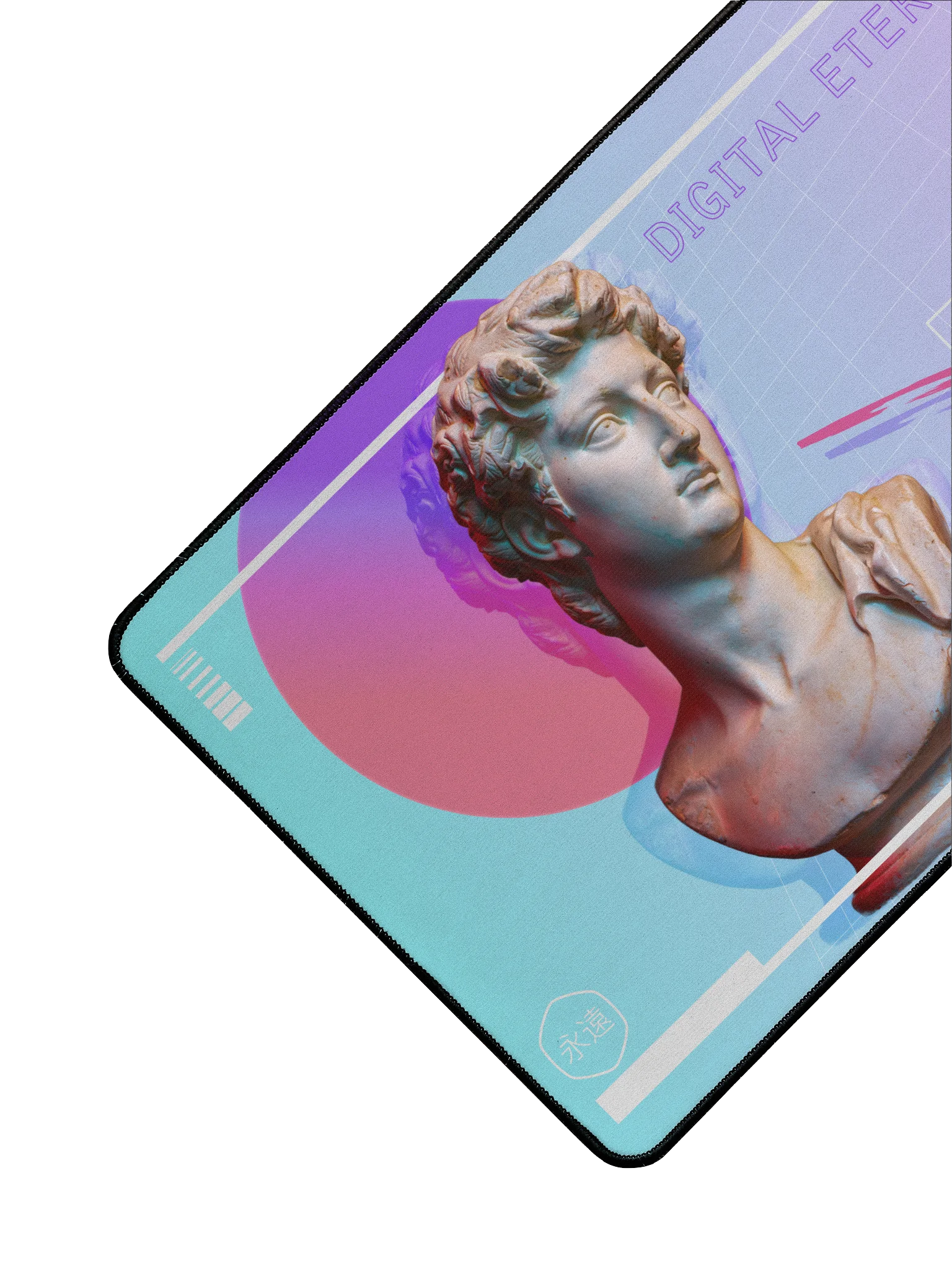 Digital Eternity Vaporwave Aesthetic Desk Mat product image (3)
