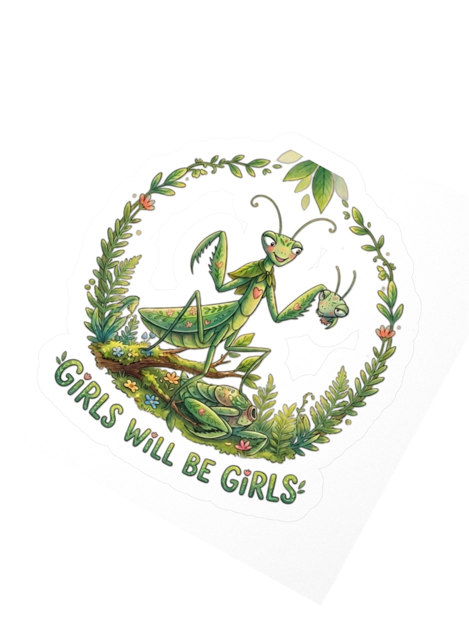 Girls will be Girls Kiss-Cut Sticker product image (2)