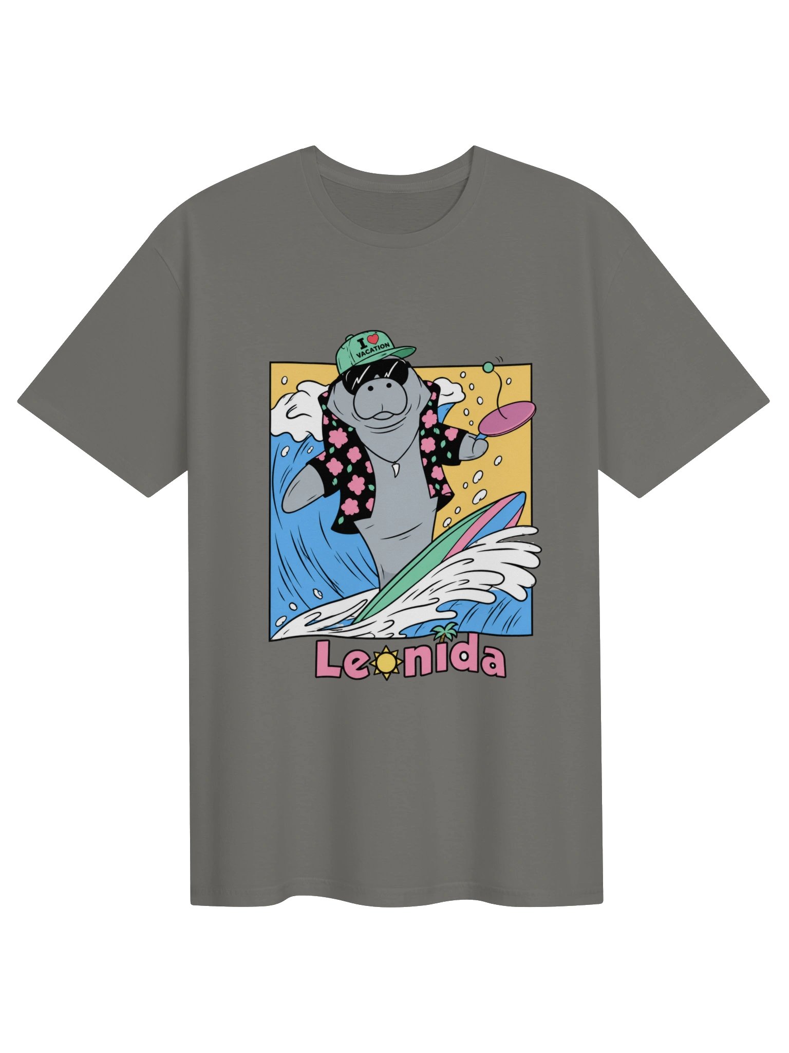 Leonida Surfing Manatee T-Shirt | Inspired by Jason's Look in GTA VI product image (3)