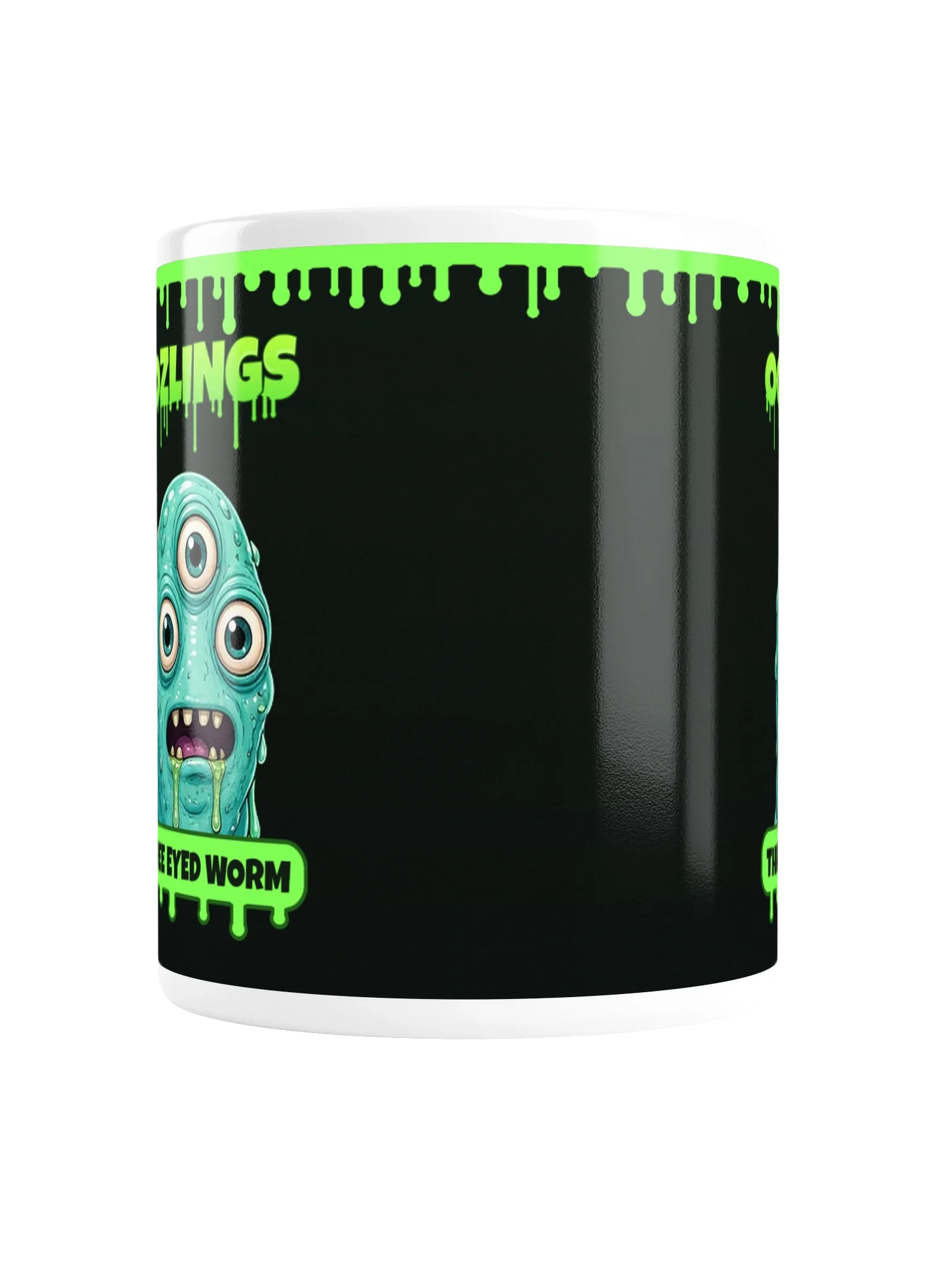 Three Eyed Worm Mug, second view