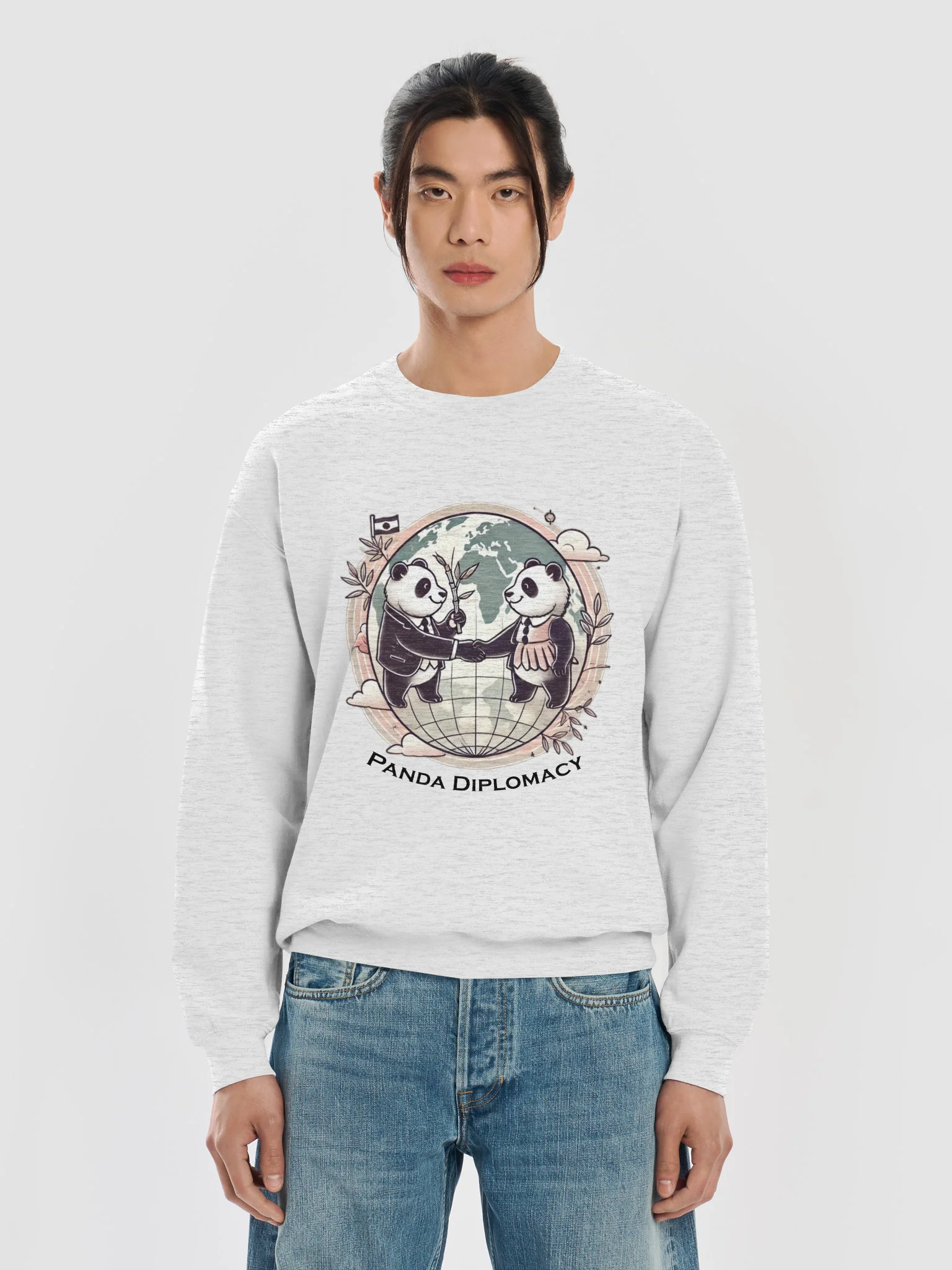 Panda Diplomacy Crew (Light Colors) product image (28)
