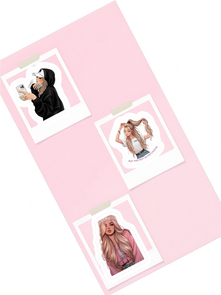 4 The Girlies Stickers product image (1)