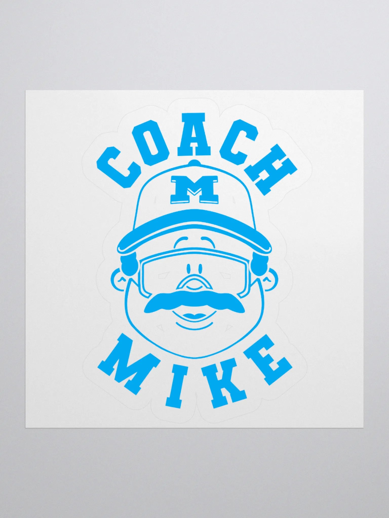 Coach Mike Sticker - Blue product image (1)