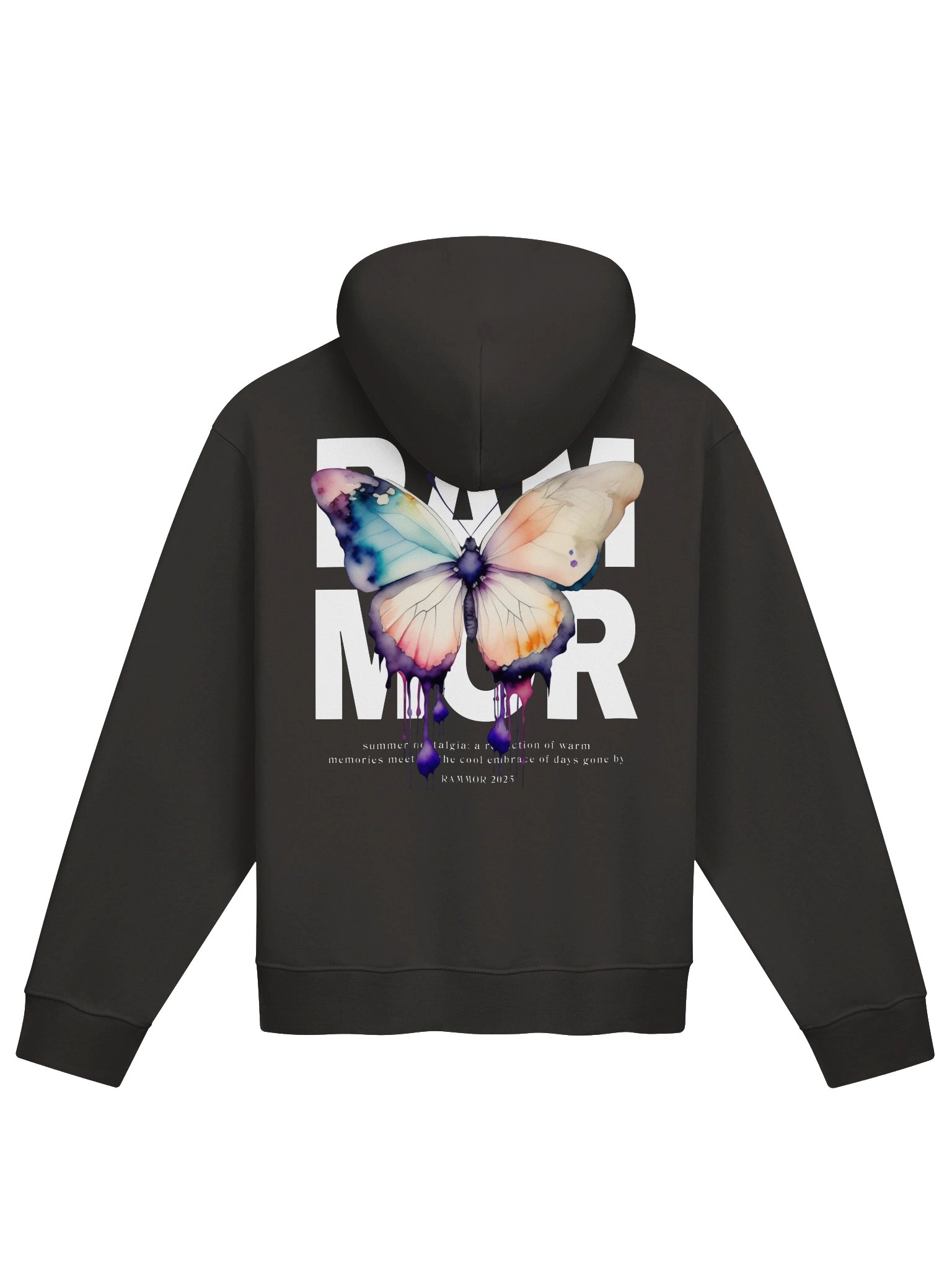 BUTTERFLY HOODIE BLACK product image (2)