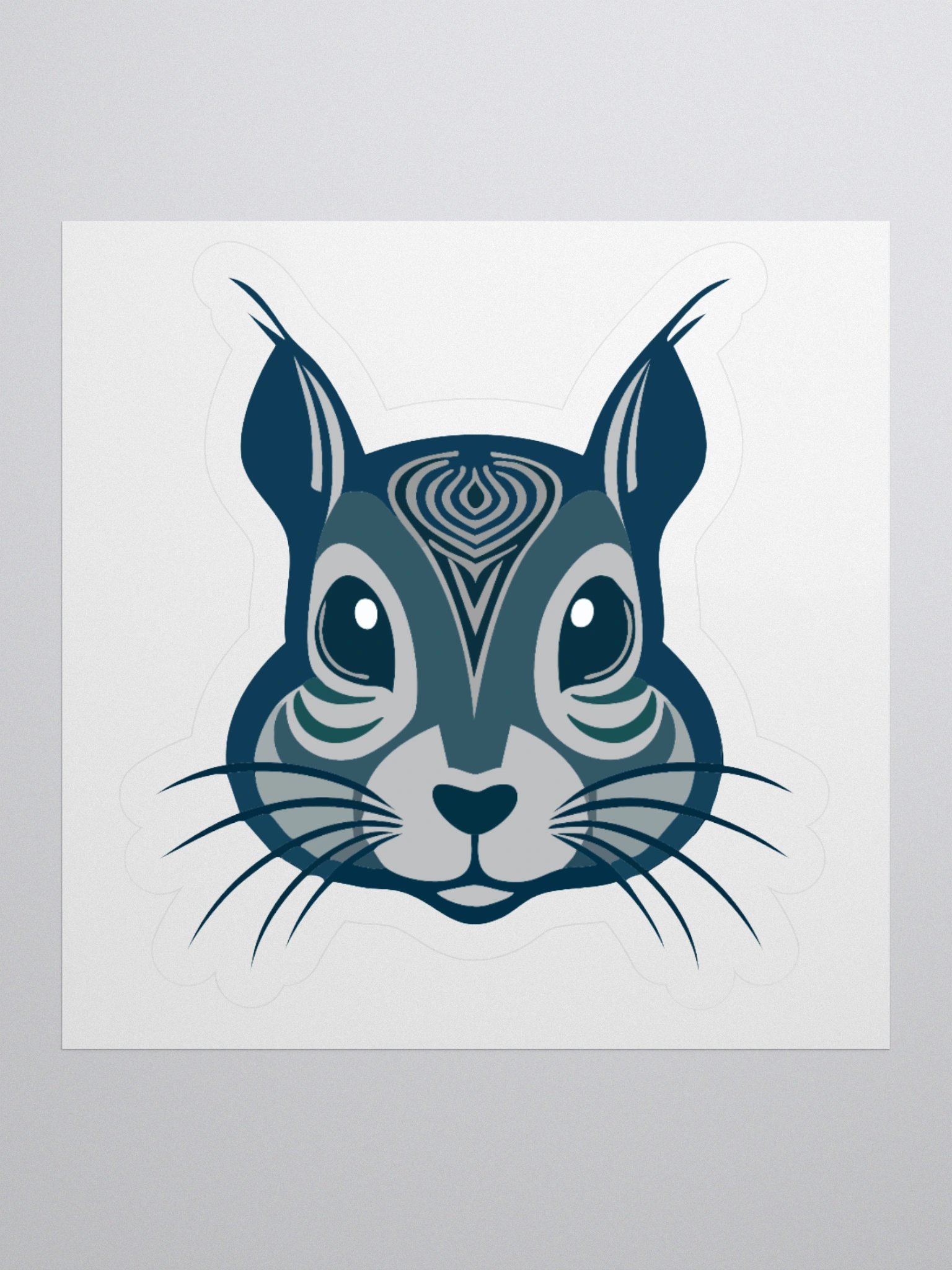 The Psychedelic Squirrel Headshot Sticker product image (4)
