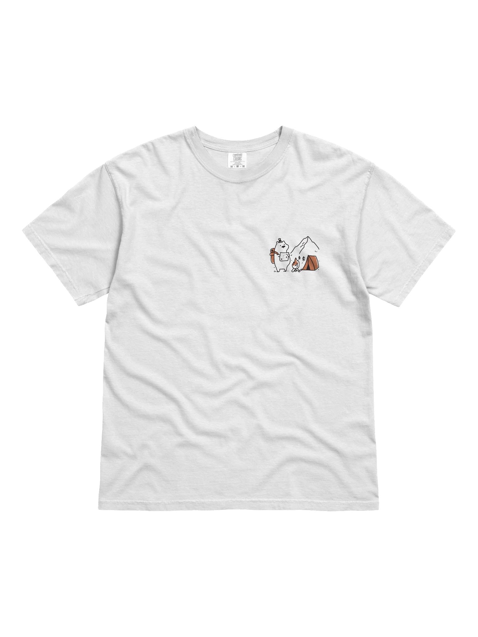 Camping bear t-shirt product image (1)